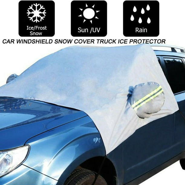 Car Windshield Snow  Sun Shade Winter Ice Dust Frost Guard W/ Mirror Cover US